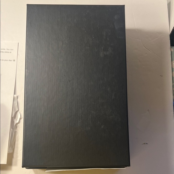 Gucci Ivory and Charcoal Gift Box fits size 40 or 10 women’s shoe Empty box - Picture 4 of 8